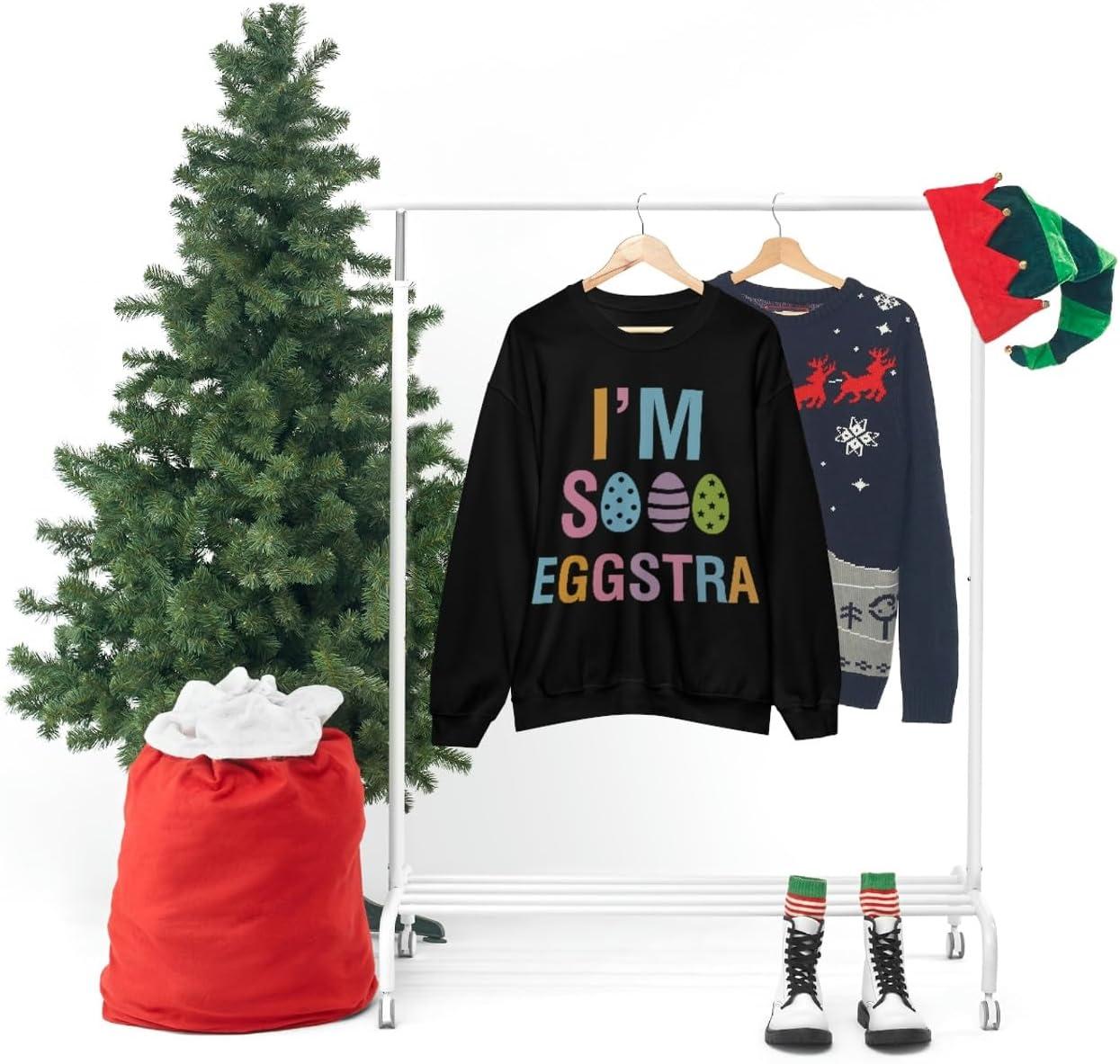 imageUnisex Im So Eggstra SweatshirtBlack