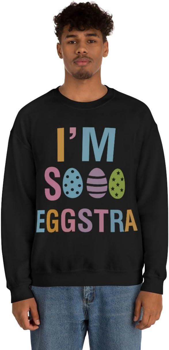 imageUnisex Im So Eggstra SweatshirtBlack