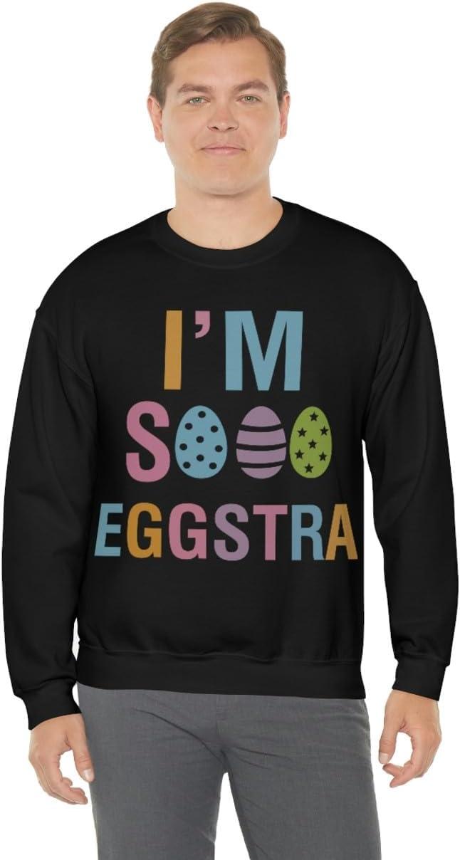 imageUnisex Im So Eggstra SweatshirtBlack