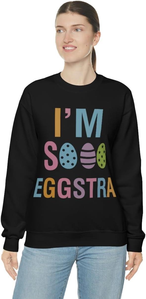 imageUnisex Im So Eggstra SweatshirtBlack