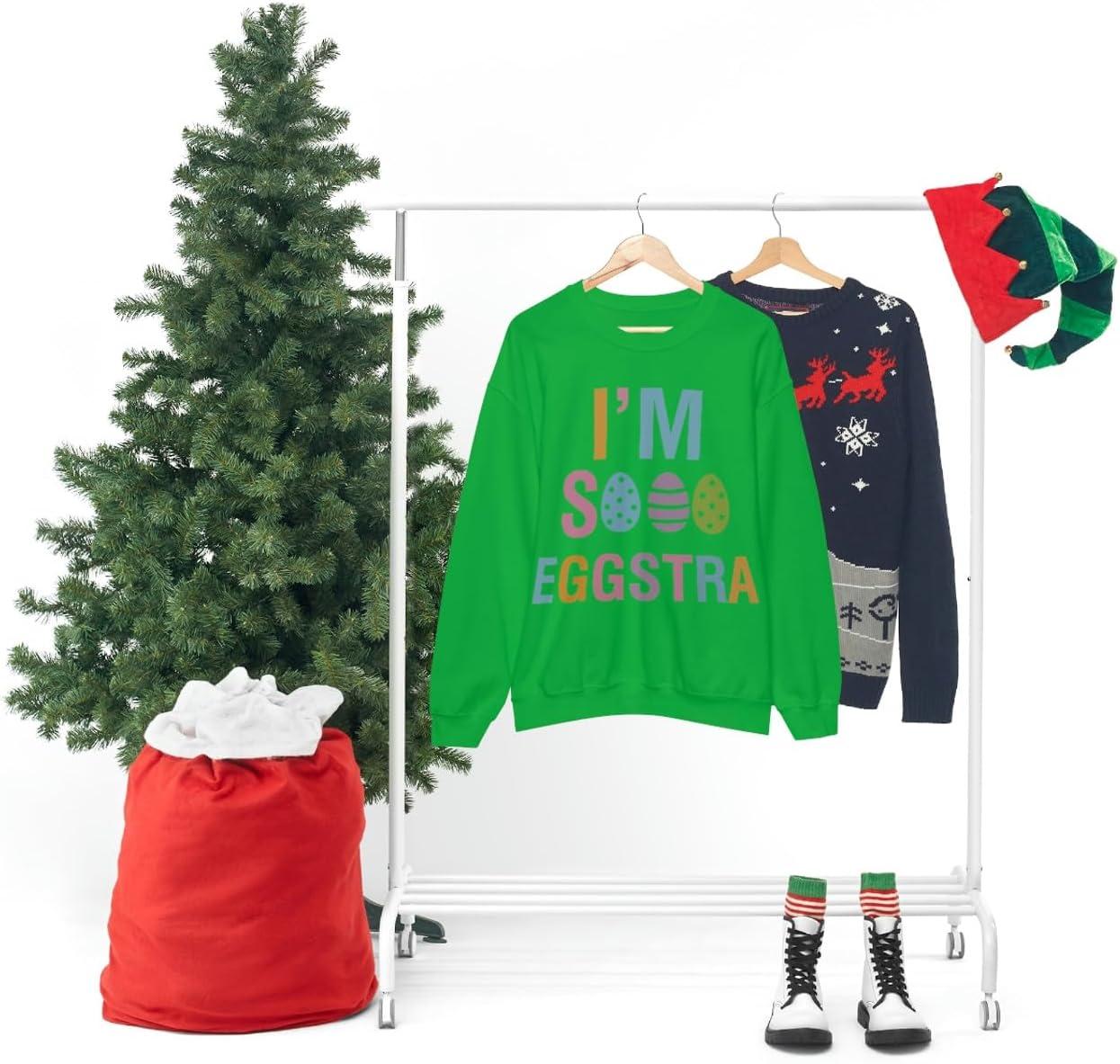 imageUnisex Im So Eggstra SweatshirtIrish Green