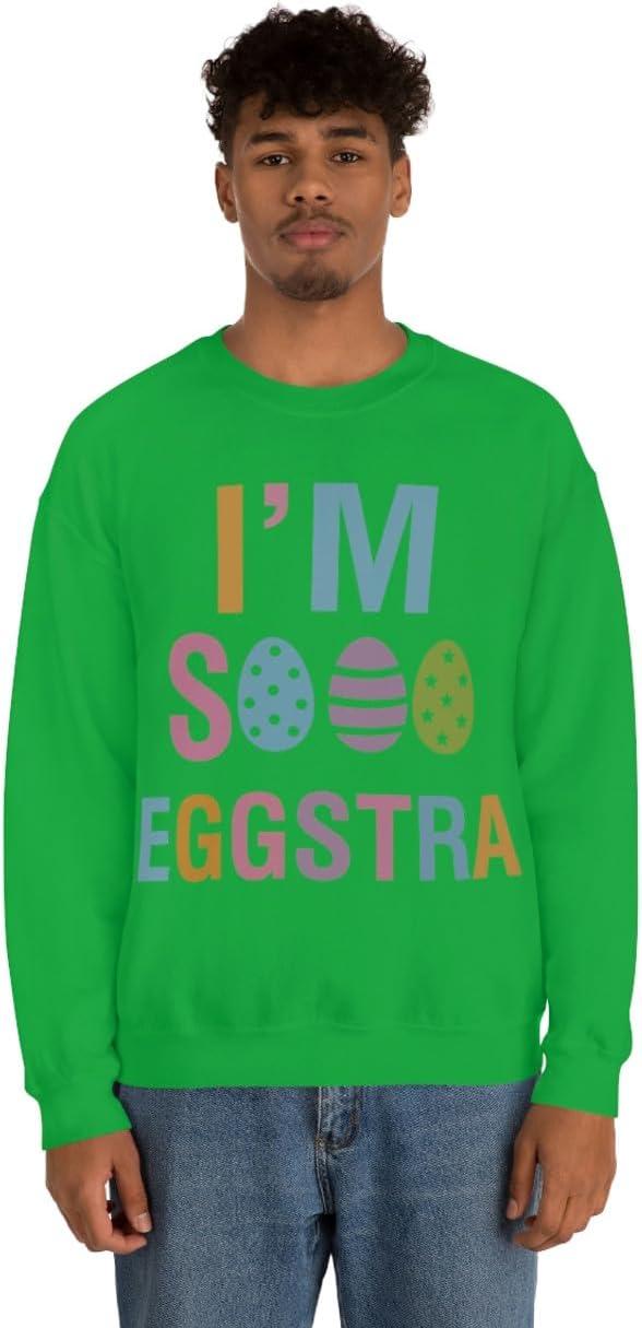 imageUnisex Im So Eggstra SweatshirtIrish Green