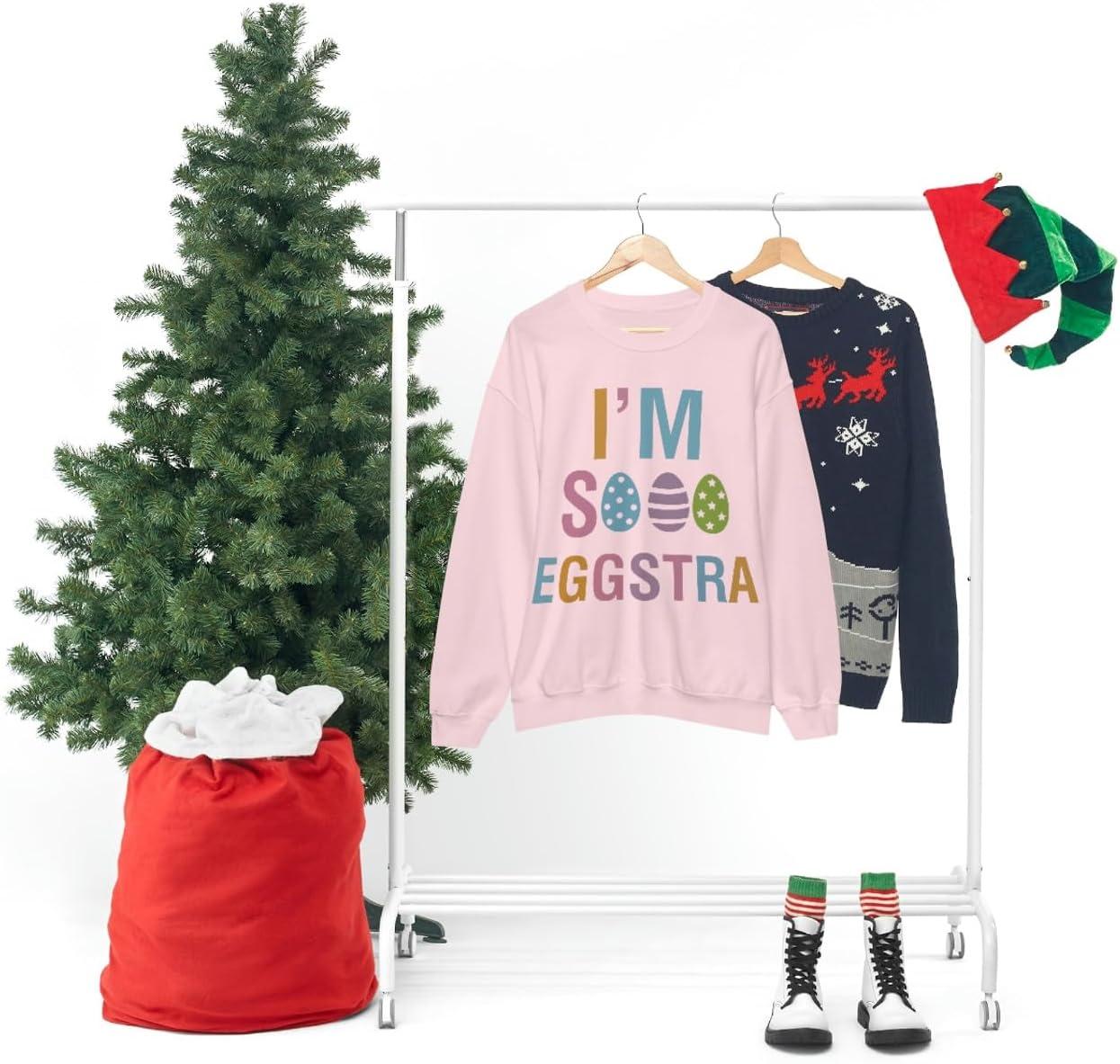 imageUnisex Im So Eggstra SweatshirtLight Pink