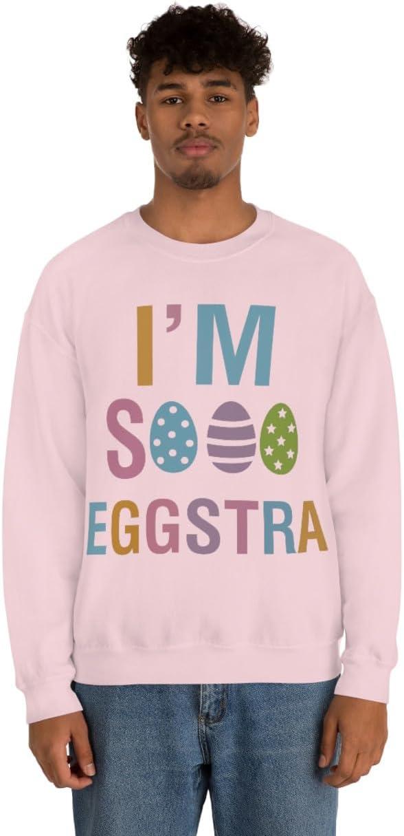 imageUnisex Im So Eggstra SweatshirtLight Pink