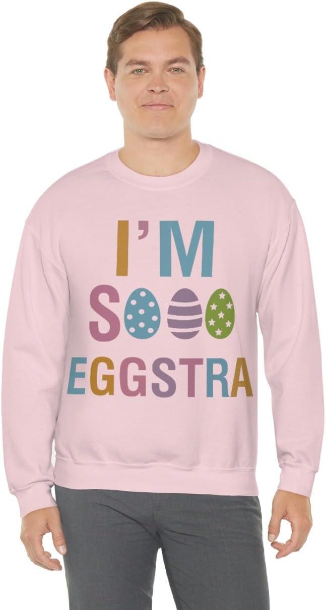imageUnisex Im So Eggstra SweatshirtLight Pink