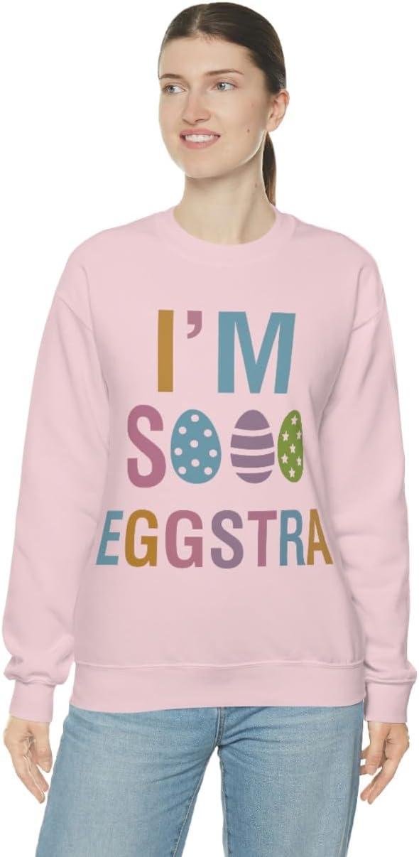 imageUnisex Im So Eggstra SweatshirtLight Pink