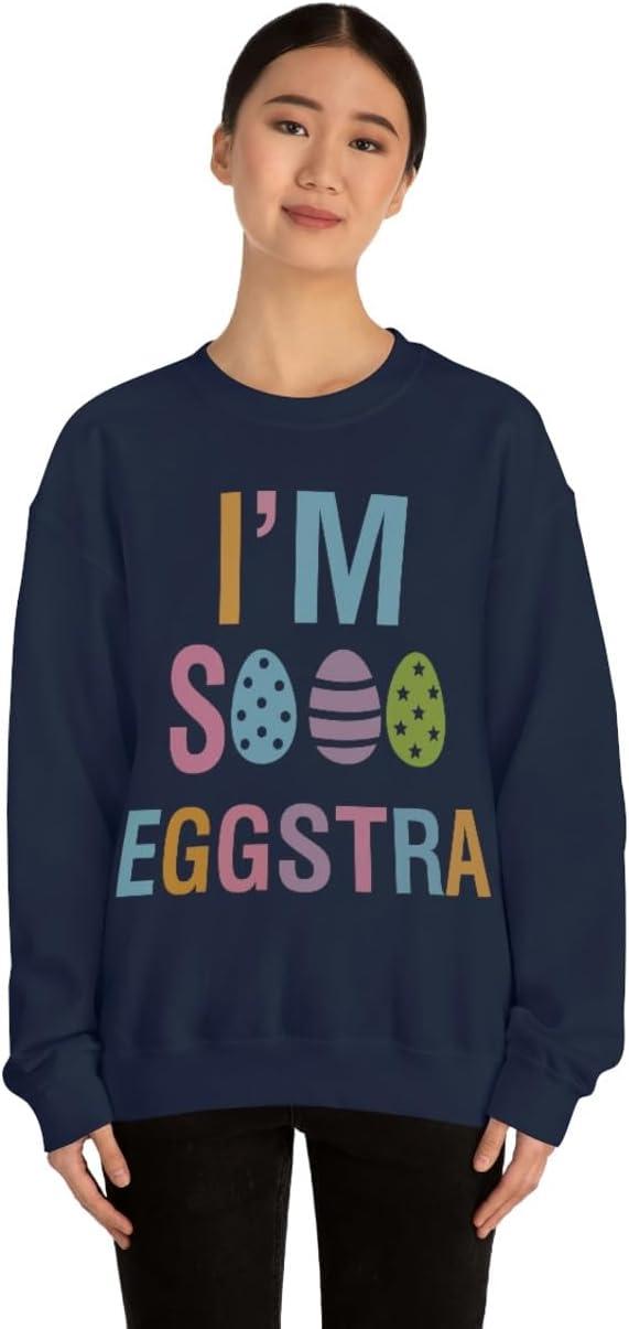 imageUnisex Im So Eggstra SweatshirtNavy
