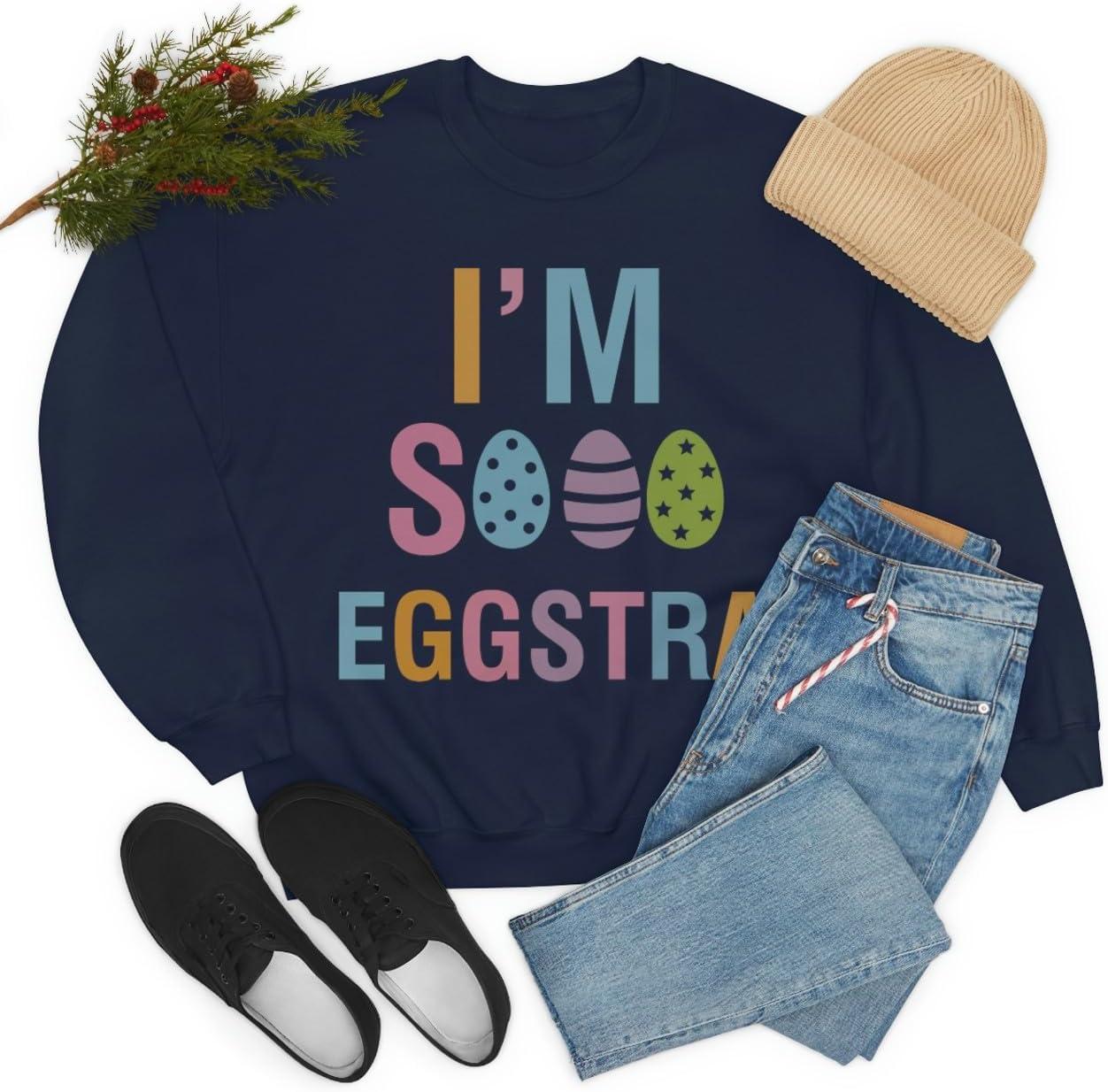 imageUnisex Im So Eggstra SweatshirtNavy