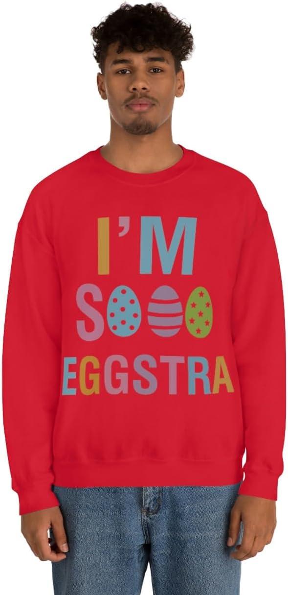 imageUnisex Im So Eggstra SweatshirtRed