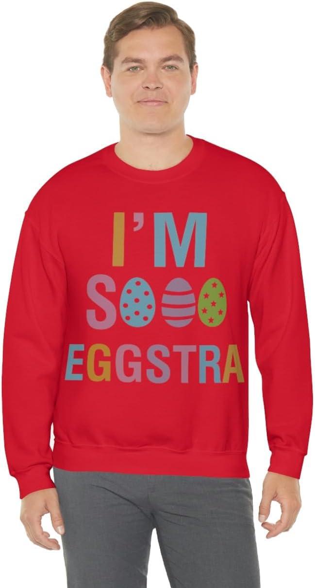 imageUnisex Im So Eggstra SweatshirtRed