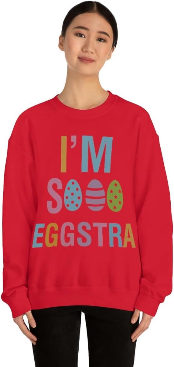 imageUnisex Im So Eggstra SweatshirtRed
