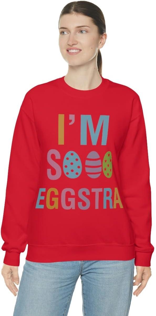 imageUnisex Im So Eggstra SweatshirtRed