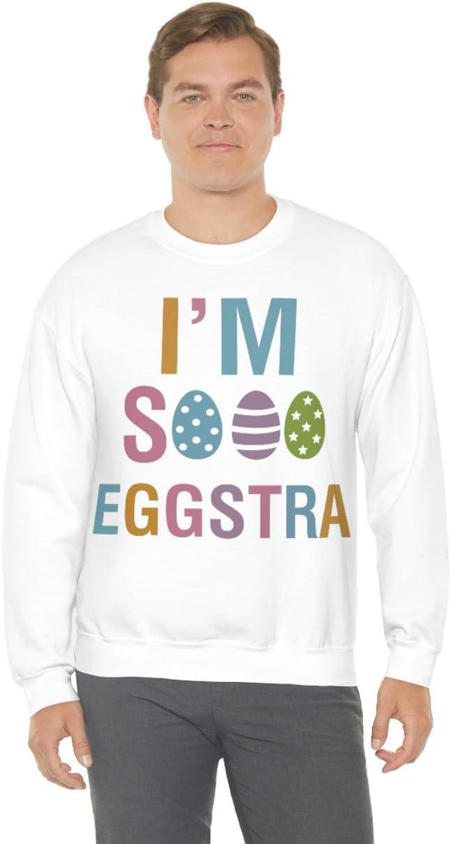 imageUnisex Im So Eggstra SweatshirtWhite