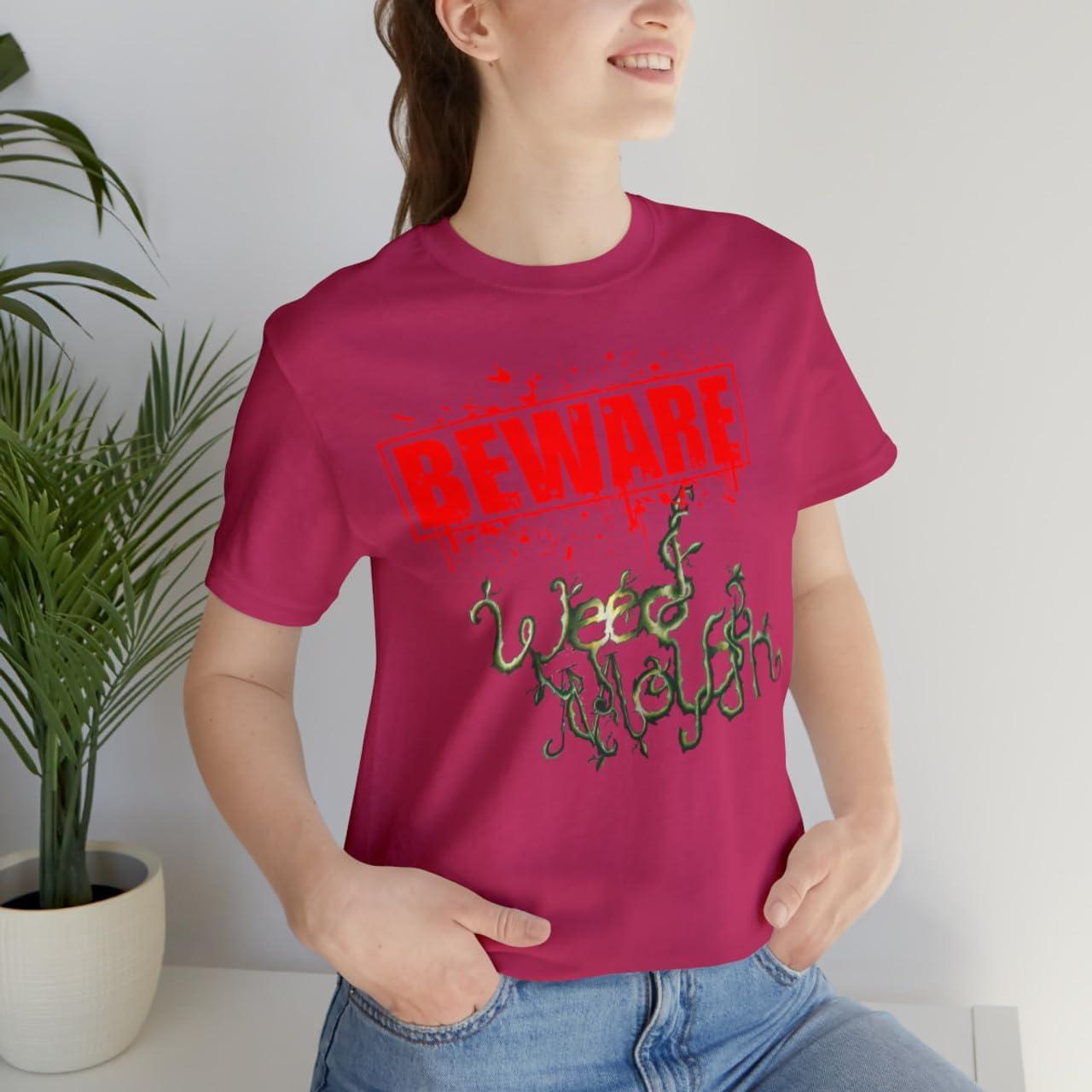 imageWeed Mouth Neighborhood Nuisance Unisex Jersey Short Sleeve TeeBerry