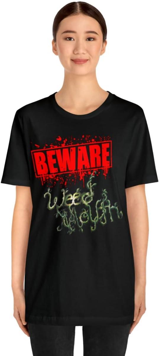 imageWeed Mouth Neighborhood Nuisance Unisex Jersey Short Sleeve TeeBlack