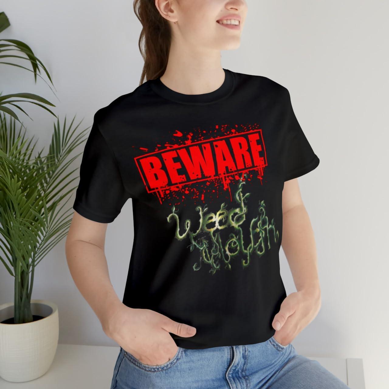 imageWeed Mouth Neighborhood Nuisance Unisex Jersey Short Sleeve TeeBlack