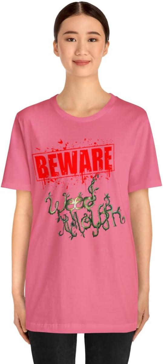 imageWeed Mouth Neighborhood Nuisance Unisex Jersey Short Sleeve TeeCharity Pink