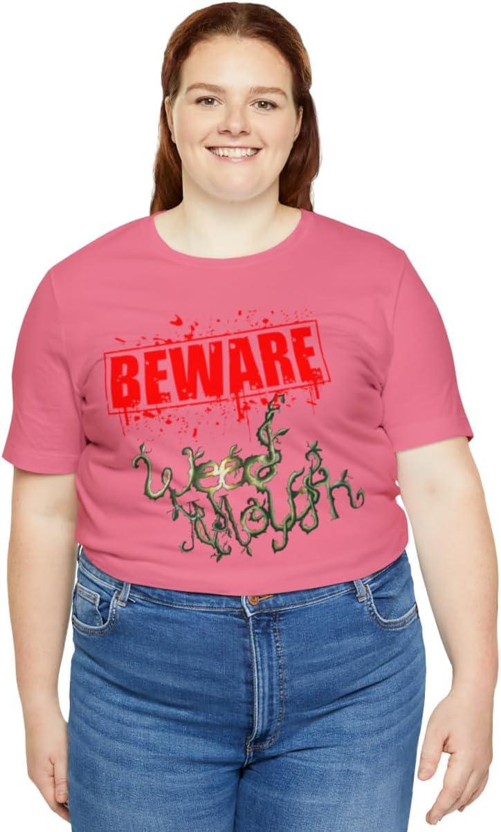 imageWeed Mouth Neighborhood Nuisance Unisex Jersey Short Sleeve TeeCharity Pink