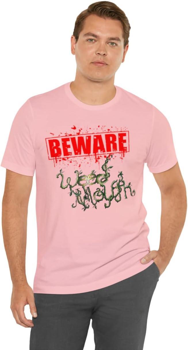 imageWeed Mouth Neighborhood Nuisance Unisex Jersey Short Sleeve TeePink