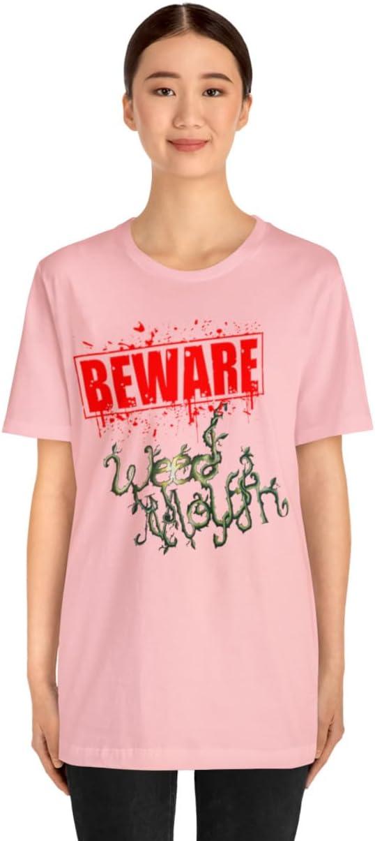 imageWeed Mouth Neighborhood Nuisance Unisex Jersey Short Sleeve TeePink