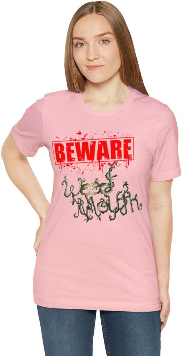 imageWeed Mouth Neighborhood Nuisance Unisex Jersey Short Sleeve TeePink