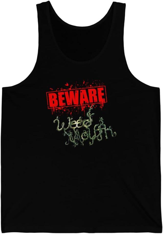 imageWeed Mouth Unisex Jersey TankBlack