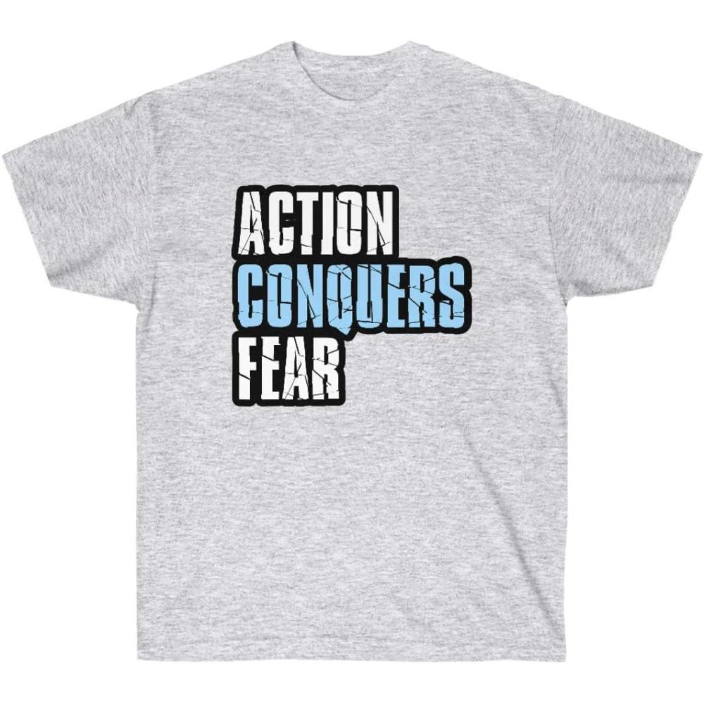 imageAction Conquers Fear TShirtAsh