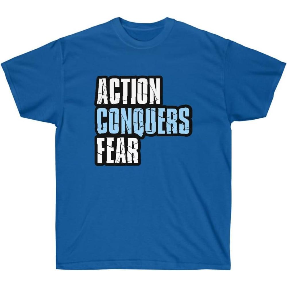 imageAction Conquers Fear TShirtRoyal