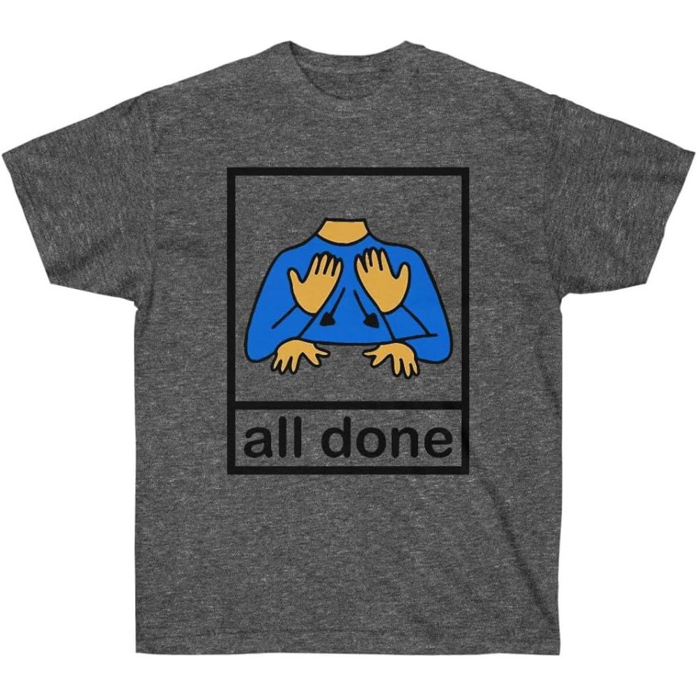 imageAll Done Pecs Picture TShirtDark Heather