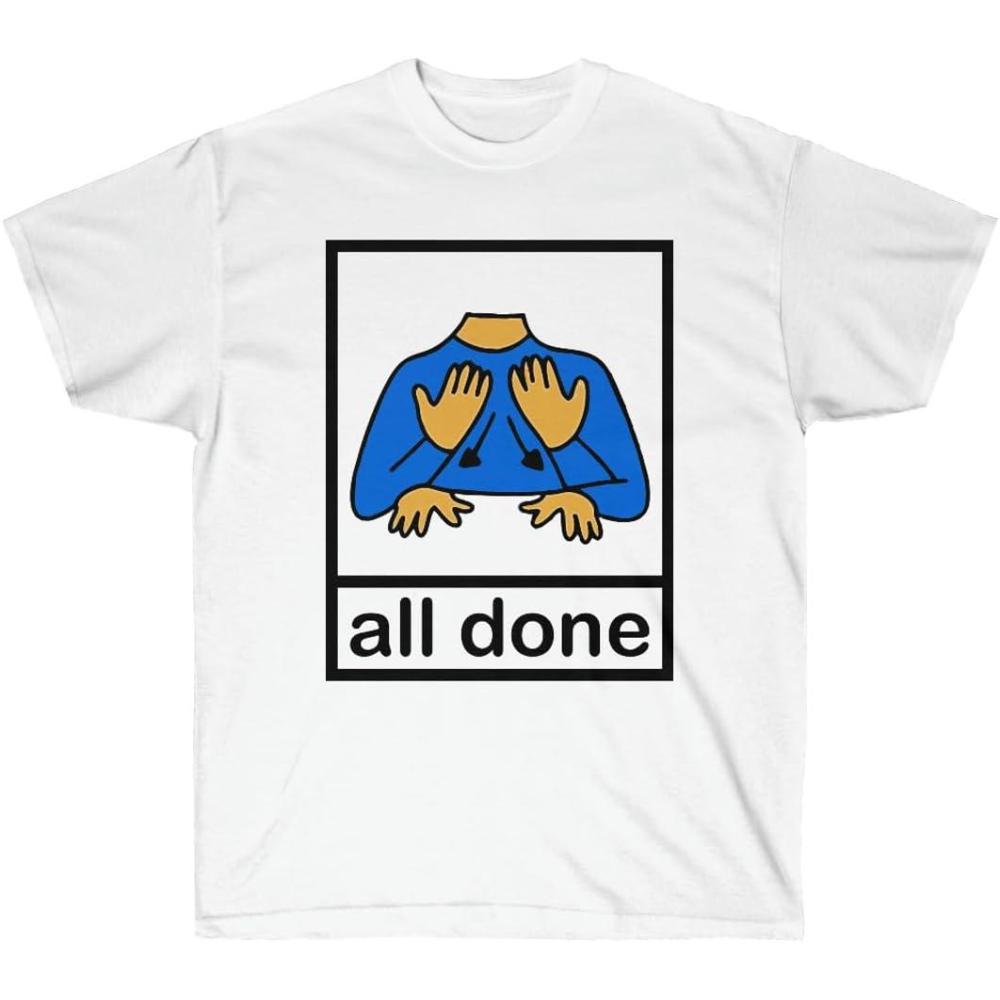 imageAll Done Pecs Picture TShirtWhite