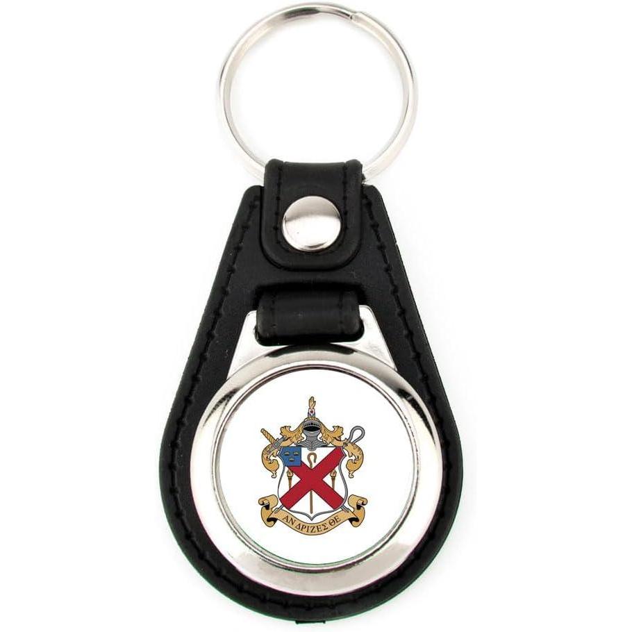 imageGreekgear Alpha Chi Rho Leatherette Teardrop Key Chain
