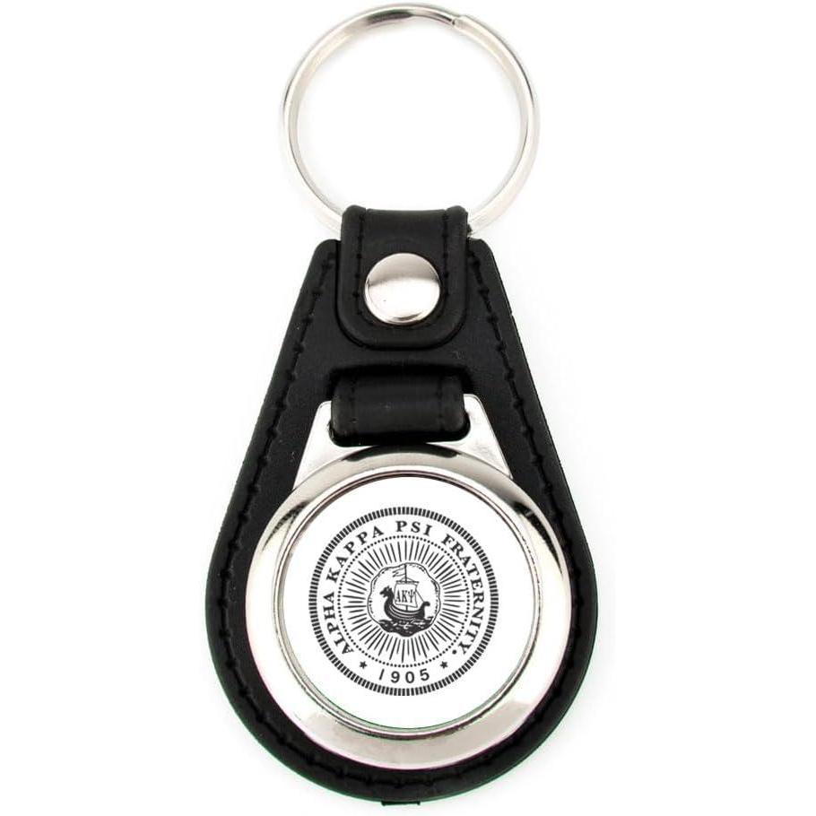 imageGreekgear Alpha Kappa Psi Leatherette Teardrop Key Chain