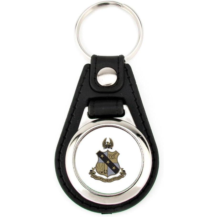 imageGreekgear Alpha Sigma Phi Leatherette Teardrop Key Chain