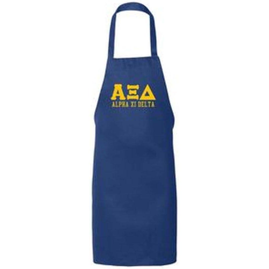 imageGreekgear Alpha Xi Delta Large Apron Royal Blue