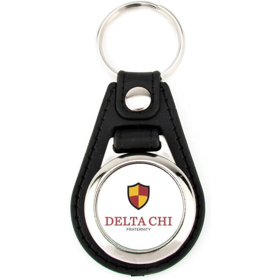 imageGreekgear Delta Chi Leatherette Teardrop Key Chain