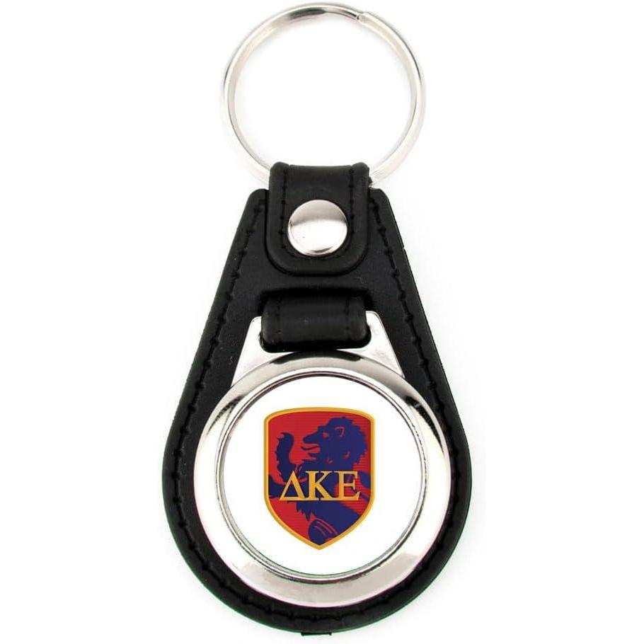 imageGreekgear Delta Kappa Epsilon Leatherette Teardrop Key Chain