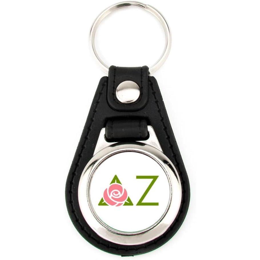 imageGreekgear Delta Zeta Leatherette Teardrop Keychain