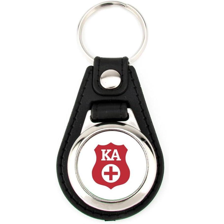 imageGreekgear Kappa Alpha Leatherette Teardrop Key Chain