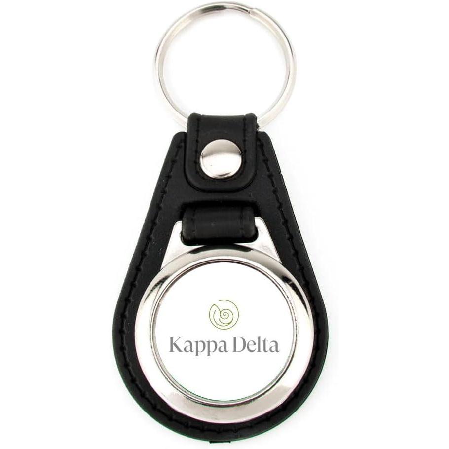 imageGreekgear Kappa Delta Leatherette Teardrop Keychain