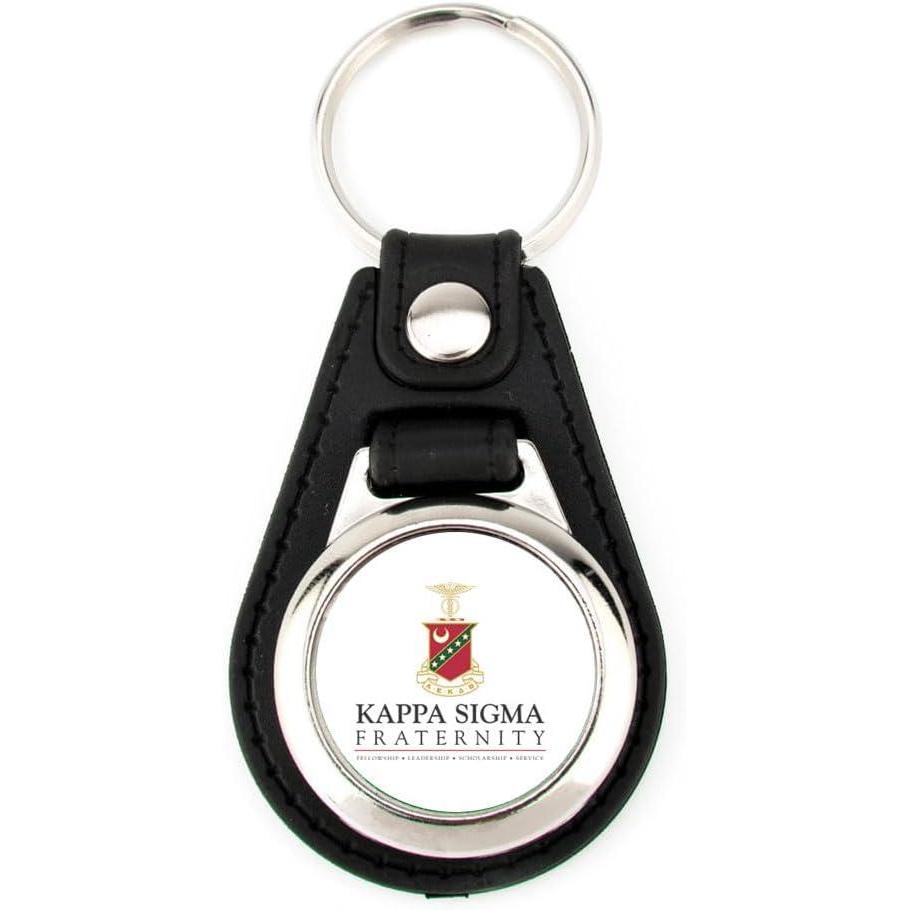imageGreekgear Kappa Sigma Leatherette Teardrop Key Chain