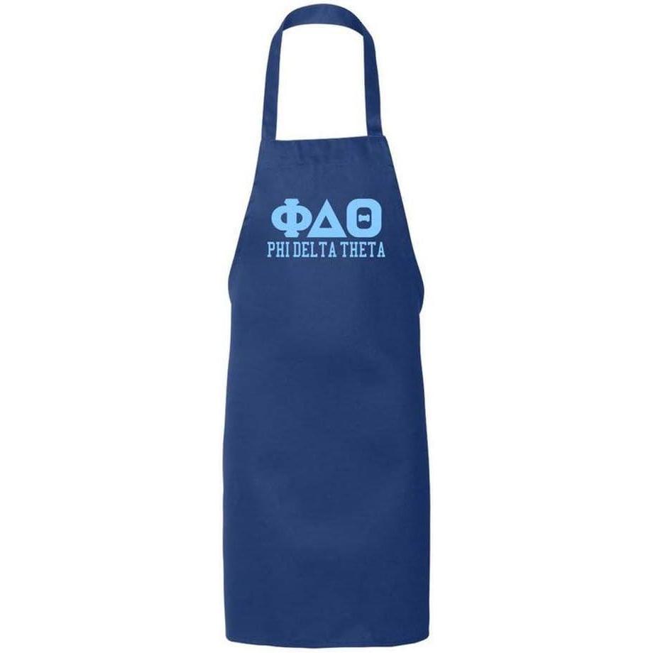 imageGreekgear Phi Delta Theta Large Apron Royal Blue
