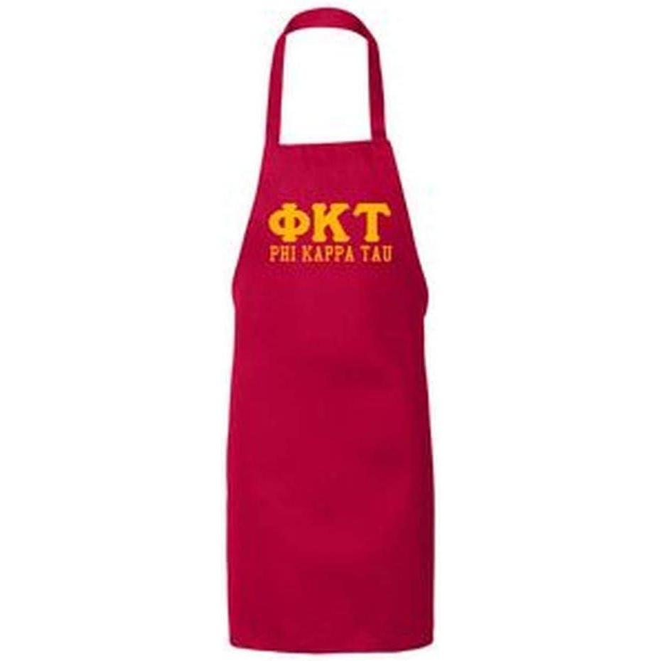 imageGreekgear Phi Kappa Tau Large Apron Red