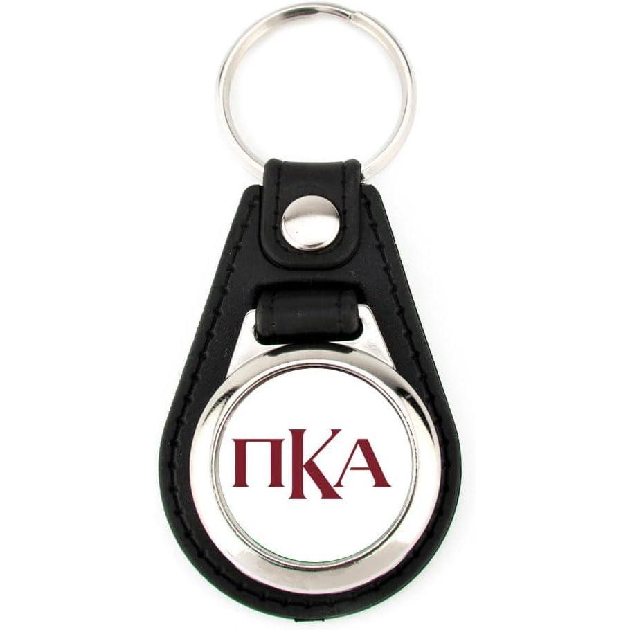 imageGreekgear Pi Kappa Alpha Leatherette Teardrop Key Chain
