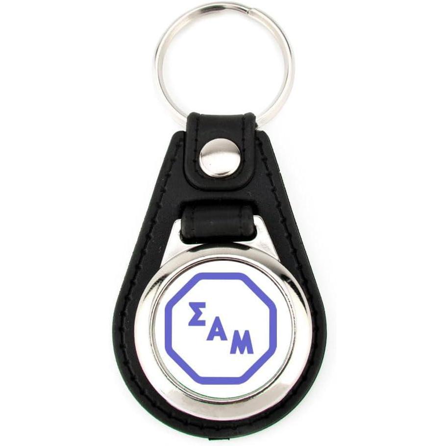 imageGreekgear Sigma Alpha Mu Leatherette Teardrop Key Chain