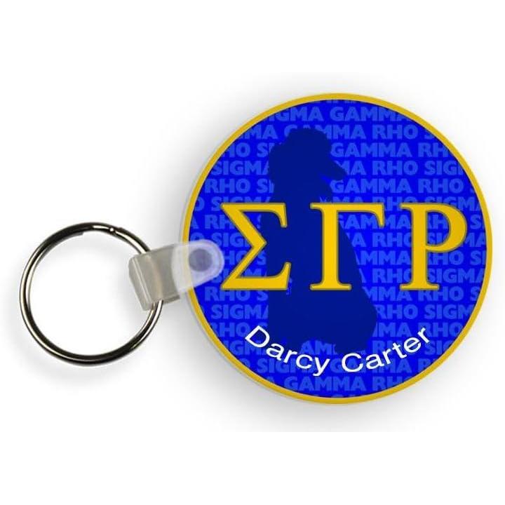 imageGreekgear Sigma Gamma Rho Mascot Keychain