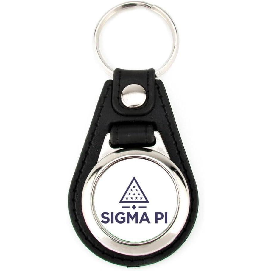 imageGreekgear Sigma Pi Leatherette Teardrop Key Chain