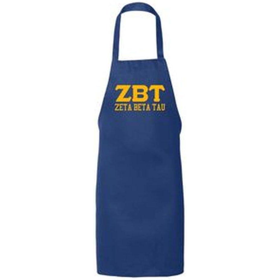 imageGreekgear Zeta Beta Tau ZBT Large Apron Royal Blue