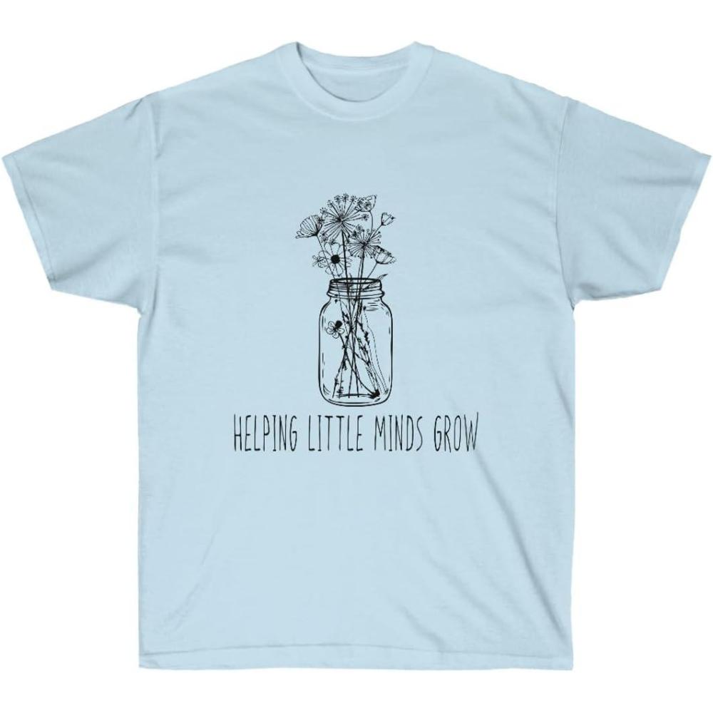 imageHelping Little Minds Grow TShirtLight Blue