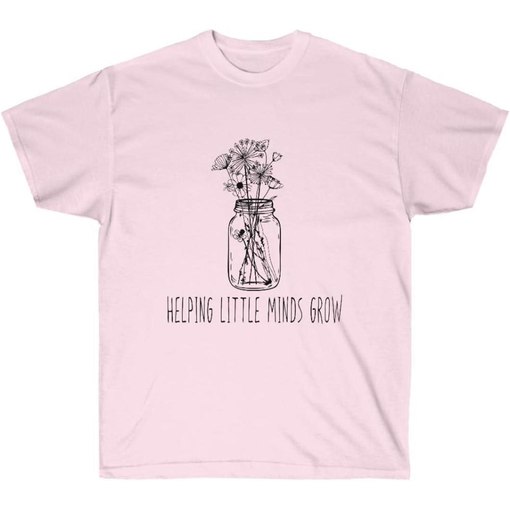 imageHelping Little Minds Grow TShirtLight Pink