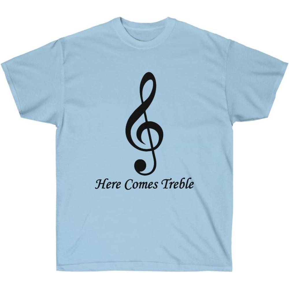 imageHere Comes Treble TShirtLight Blue